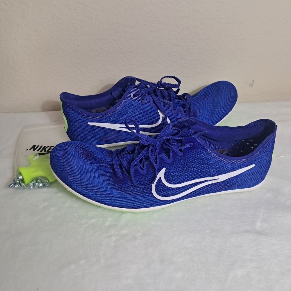 Nike Zoom Mamba 6 Track Field Distance Racer Blue Spikes DR2733-400, Mens 9.5 - Picture 2 of 10